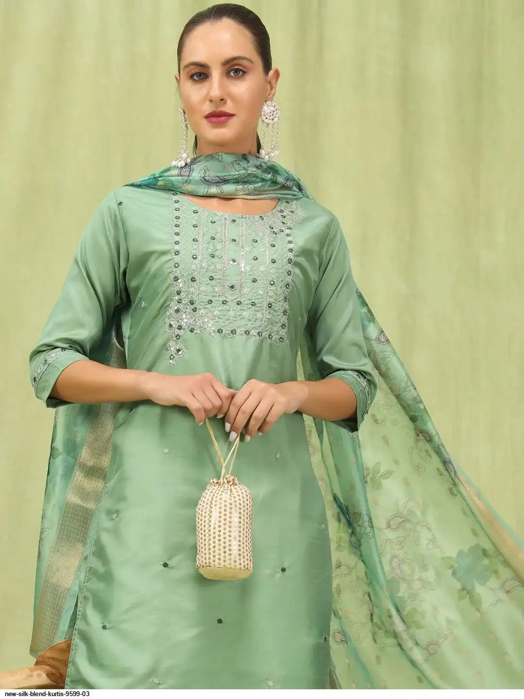 NEW SILK BLEND KURTIS