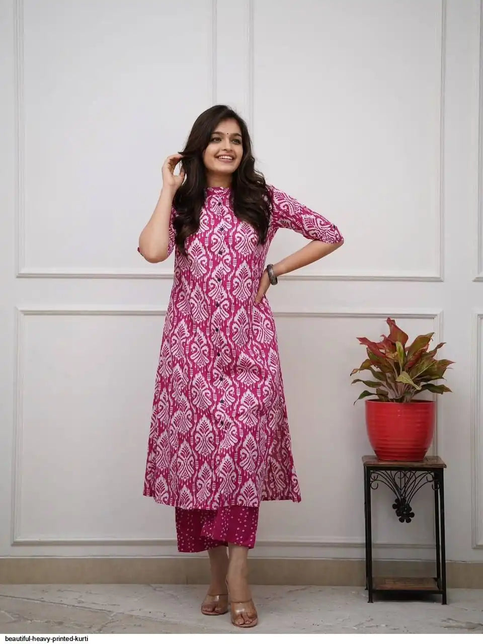 Beautiful Heavy Printed Kurti